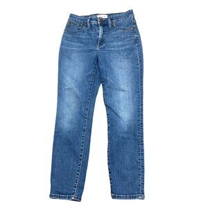 Madewell‎ Jeans Women 28 Blue Skinny Crop Curvy High Rise Stretch